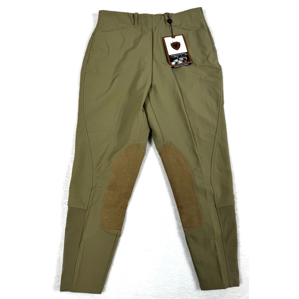 Ariat Pro Series Womens 32R*30R Khaki Riding Breeches Pro Circuit Equestrian NWT